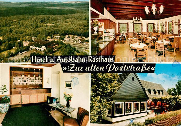 Siegburg Hotel Autobahn Rasthaus Zur alten Poststrasse Restaurant Fliegeraufnahm