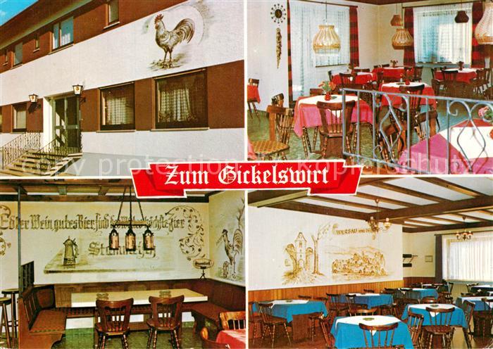 Wersau Odenwald Gaststaette Zum Gickelswirt