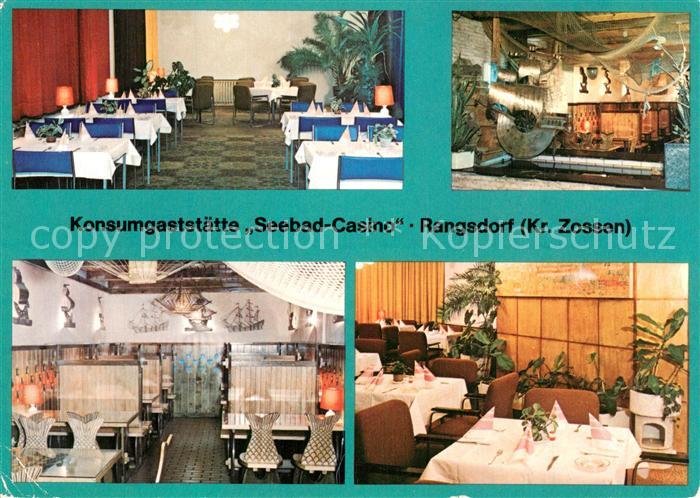 Rangsdorf Konsumgaststaette Seebad Casino Restaurant