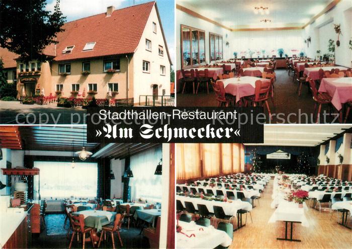 Weikersheim Stadthallen Restaurant Am Schmecker Festsaal