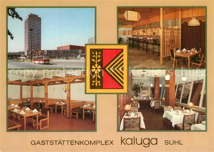 Suhl Thueringer Wald Gaststaettenkomplex Kaluga Restaurant Patisserie Pizzeria C