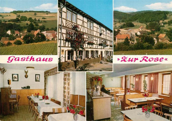 Weinheim Bergstrasse Gasthaus-Pension Zur Rose