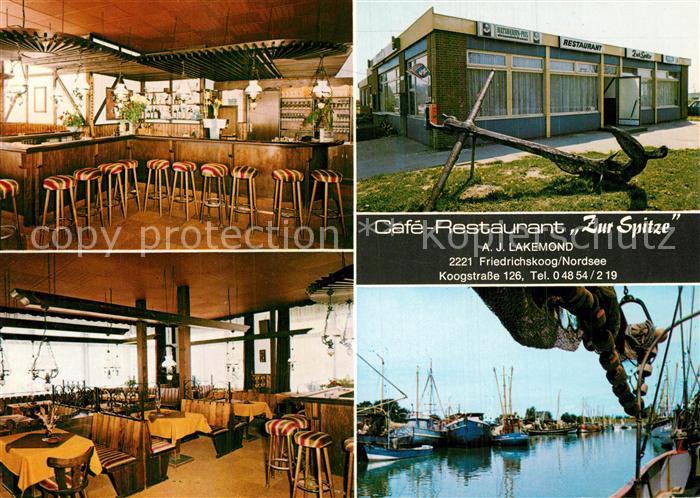 Friedrichskoog Nordseebad Cafe-Restaurant Zur Spitze