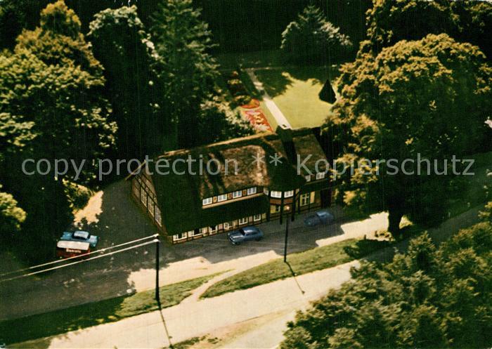 Geesthacht Elbe Restaurant Forsthaus Gr?ner J?ger Fliegeraufnahme