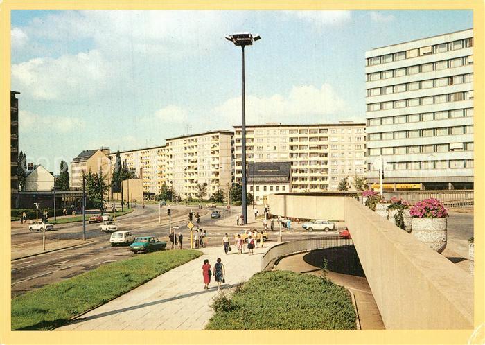 Karl-Marx-Stadt Wilhelm-Pieck-Strasse Neubauten Fritz-Heckert-Haus