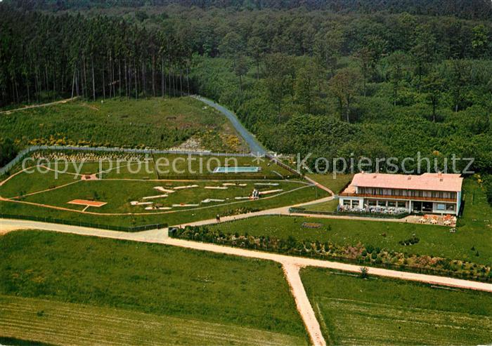 Fellingshausen Hessen Cafe-Restaurant Hotel D?nsbergheim Fliegeraufnahme
