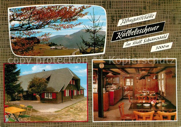 M?nstertal Schwarzwald Almgastst?tte K?lbelescheuer