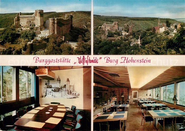 Hohenstein Untertaunus Burggastst?tte Waffenschmiede Burg Hohenstein