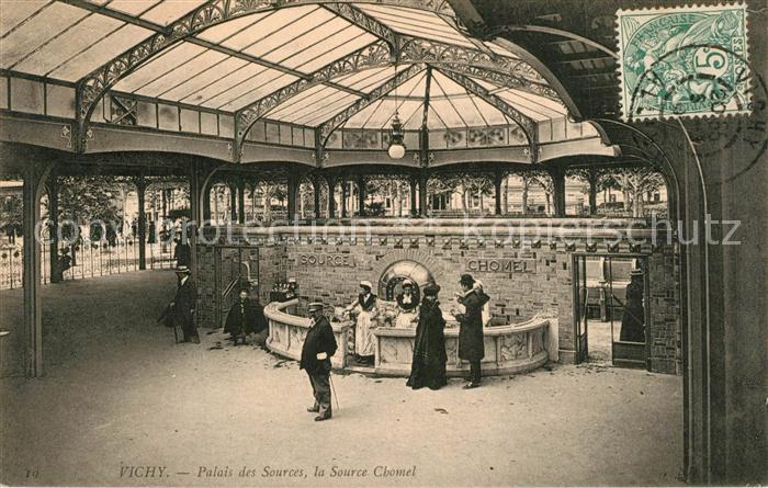 Vichy Allier Palais des Sources la Source Chomel