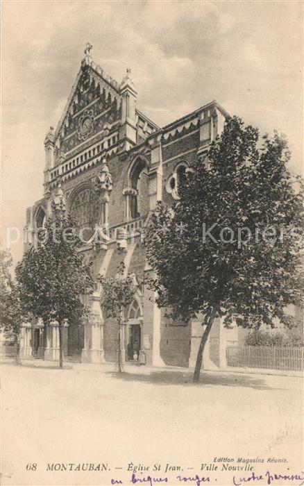 Montauban Tarn-et-Garonne Eglise St Jean Ville Nouville