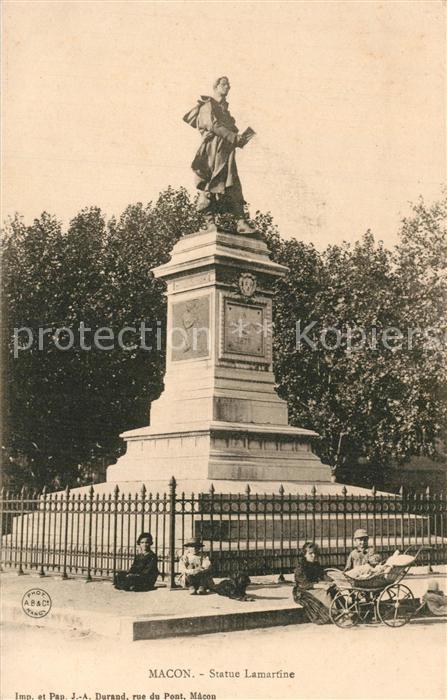 Macon 71 Statue Lamartine