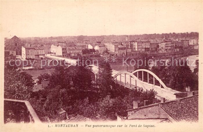 Montauban Tarn-et-Garonne Vue panoramique sur le Pont de Sapiac