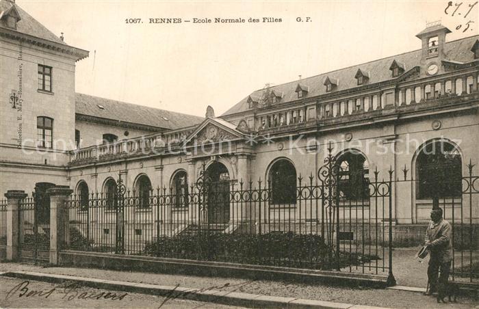 Rennes Ille-et-Vilaine Ecole Normale des Filles