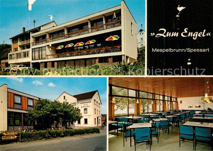 Mespelbrunn Hotel Pension Cafe Engel Speisesaal
