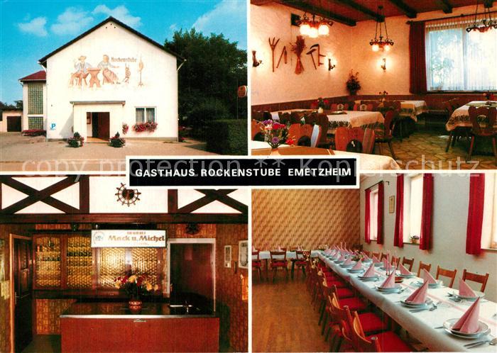 Emetzheim Gasthaus Rockenstube Gaststube Theke