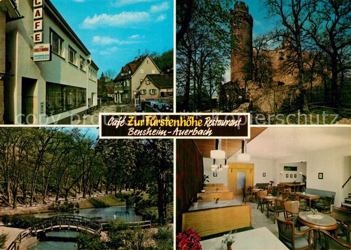 Bensheim Bergstrasse Cafe Zur Fuerstenhhoehe Restaurant