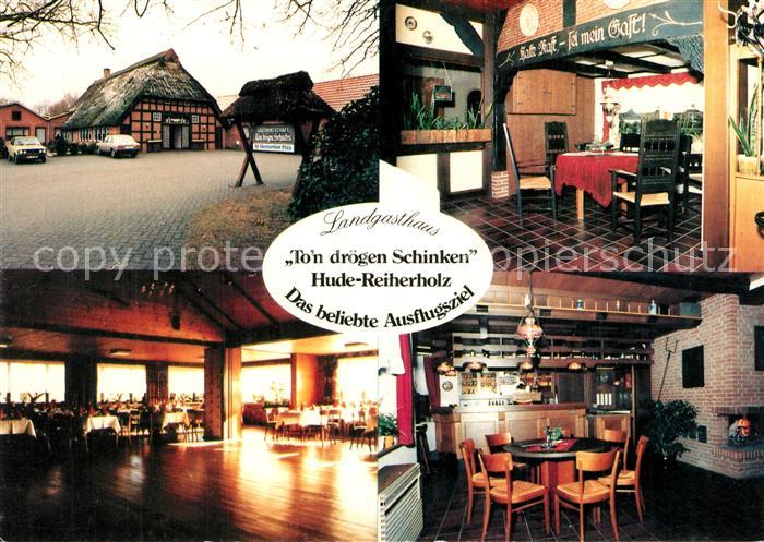 Hude Husum Landgasthaus To'n droegen Schinken Bar Gastraeume