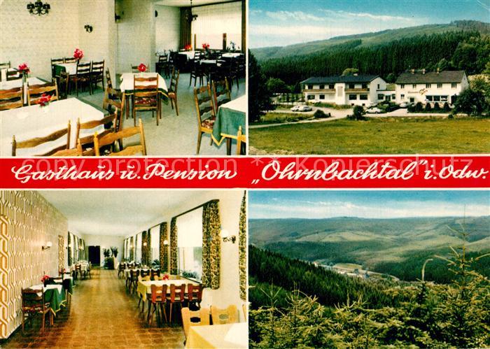 Miltenberg Main Gasthaus Pension Ohrnbachtal Gastraeume Panorama