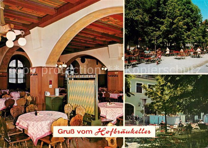 Muenchen Grossgaststaette Hofbraeukeller Freiterrasse