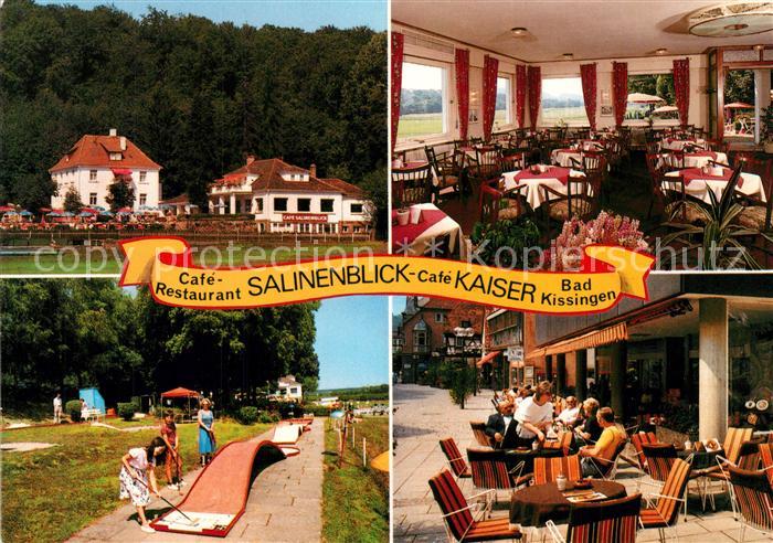Bad Kissingen Cafe Restaurant Salinenblick Cafe Kaiser Terrasse Minigolf