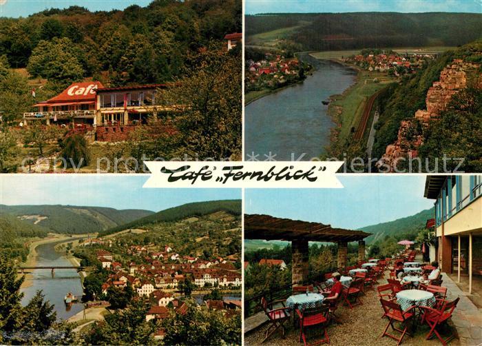 Bad Karlshafen Cafe Fernblick Terrasse Panorama