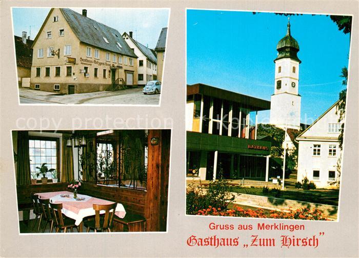 Merklingen Gasthof Zum Hirsch Gaststube