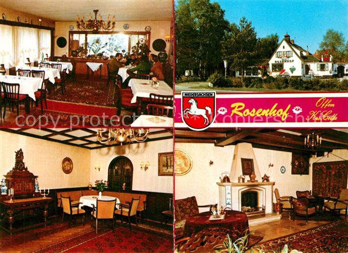 Bergen-Belsen Hotel Restaurant Rosenhof Gastraeume Kaminzimmer