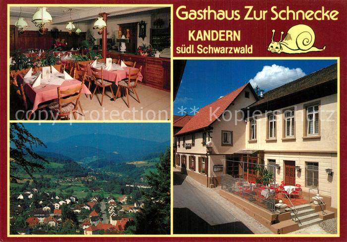 Kandern Gasthaus Zur Schnecke Gaststube Terrasse