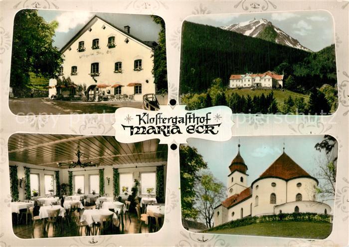 Siegsdorf Oberbayern Klostergasthof Maria Eck Gaststube Kloster