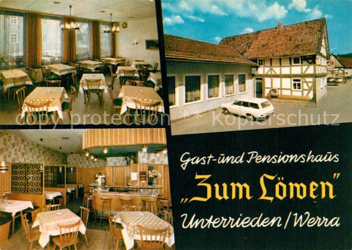Unterrieden Witzenhausen Gastund Pensionshaus Zum Loewen Gastraeume