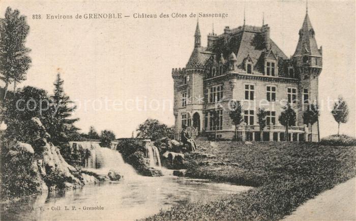 Grenoble Chateau des Côtes de Sassenage Schloss