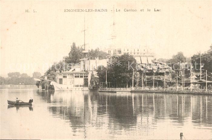 Enghien-les-Bains Le Casino et le lac