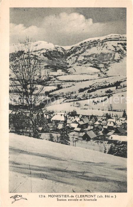 Monestier-de-Clermont Panorama Station estivale et hivernale