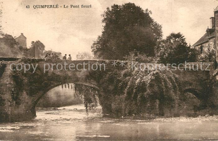 Quimperle Pont fleuri