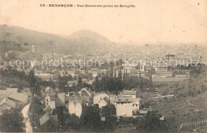 Besancon Doubs Vue Generale prise de Bregille