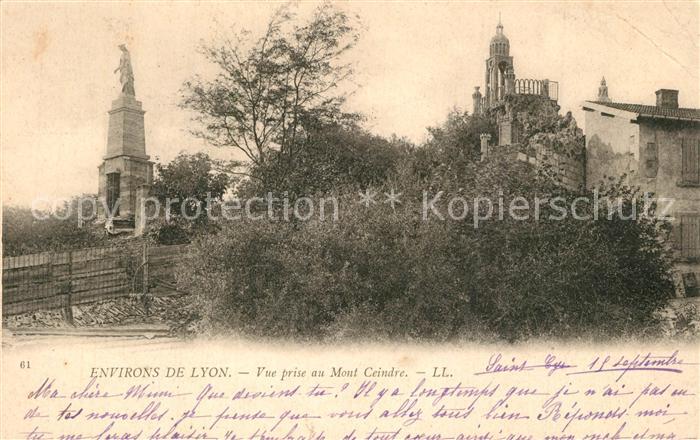 Lyon France Vue prise au Mont Ceindre