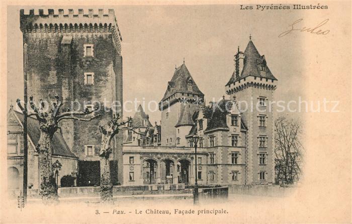 Pau 64 Chateau facade principale
