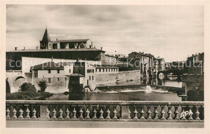 Castres Tarn L'Agoût vu du Pont Biais