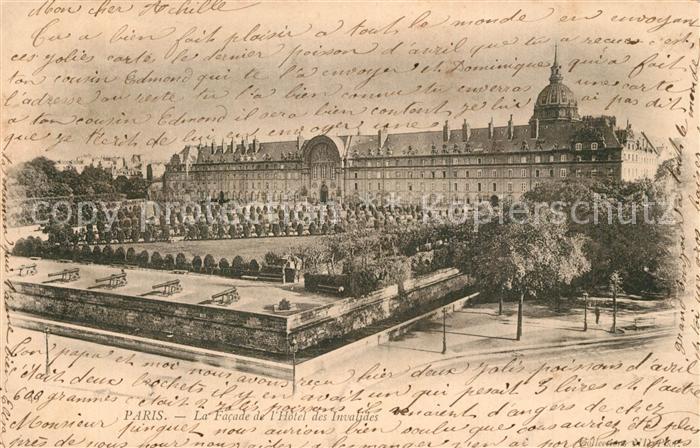 Paris Facade de l Hôtel des Invalides