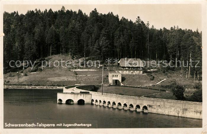 Forbach Baden Schwarzenbach Talsperre mit Jugendherberge