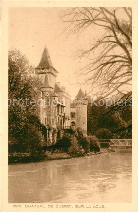 Cleron Chateau sur la Loue Schloss