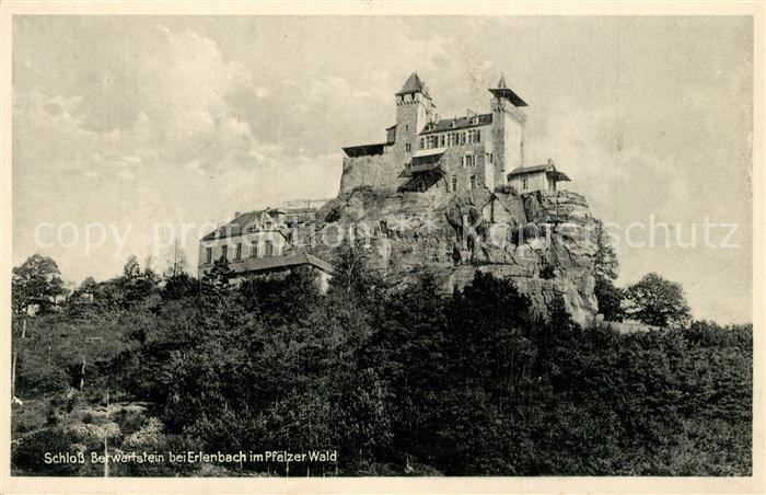 Erlenbach Dahn Schloss Berwartstein im Pfaelzer Wald