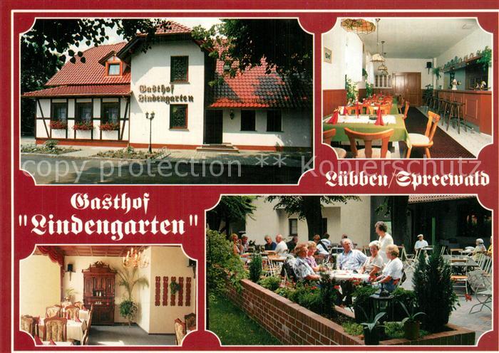 Luebben Spreewald Gasthof Lindengarten Gartenterrasse