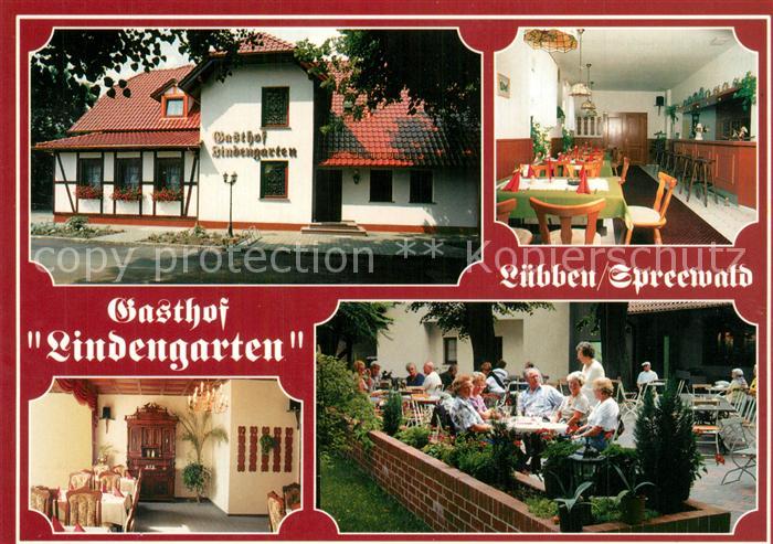 Luebben Spreewald Gasthof Lindengarten Gartenrestaurant