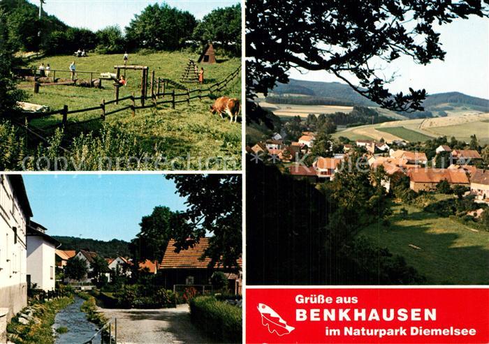 Benkhausen Teilansichten Panorama Naturpark Diemelsee