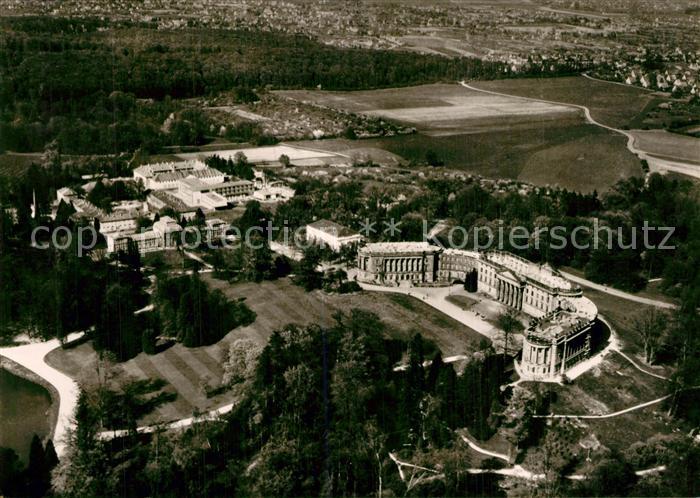Wilhelmshoehe Kassel Schloss Gewaechshaus Schlosshotel Fliegeraufnahme