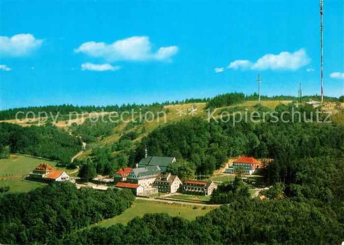 Kreuzberg Rhoen Naturpark Rhoen Sender Fliegeraufnahme