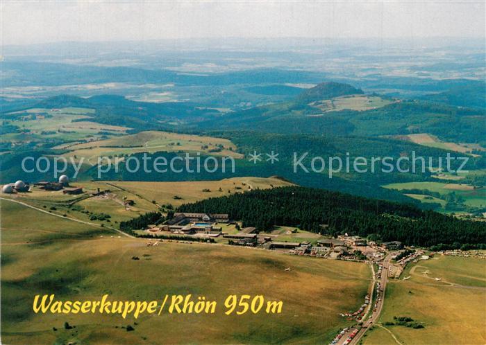 Wasserkuppe Rhoen Fliegeraufnahme