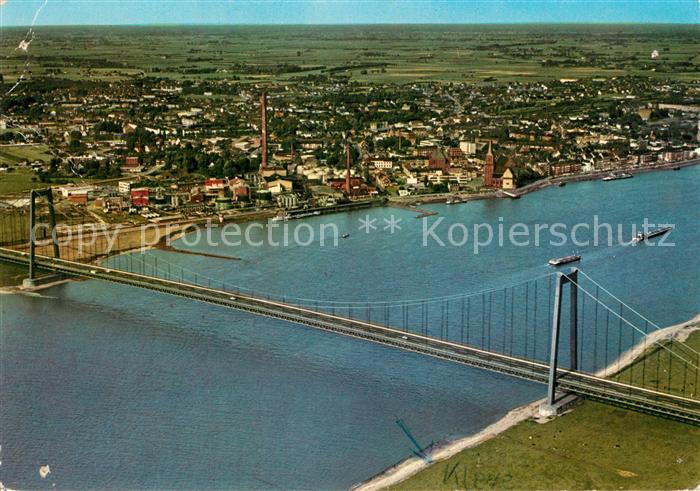 Emmerich Rhein Rheinbruecke Fliegeraufnahme