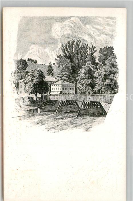 Wasserburg Inn Innbruecke Kuenstlerkarte